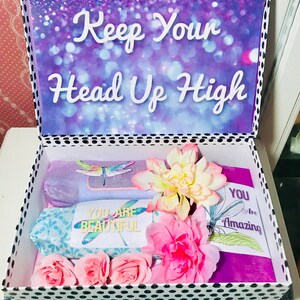 Anxiety Relief YouAreBeautifulBox, Anxiety Care Package, Self Care Box, Stress Relief Gift, Anxiety Comfort Box, Gift for Friend,Stress Gift image 5