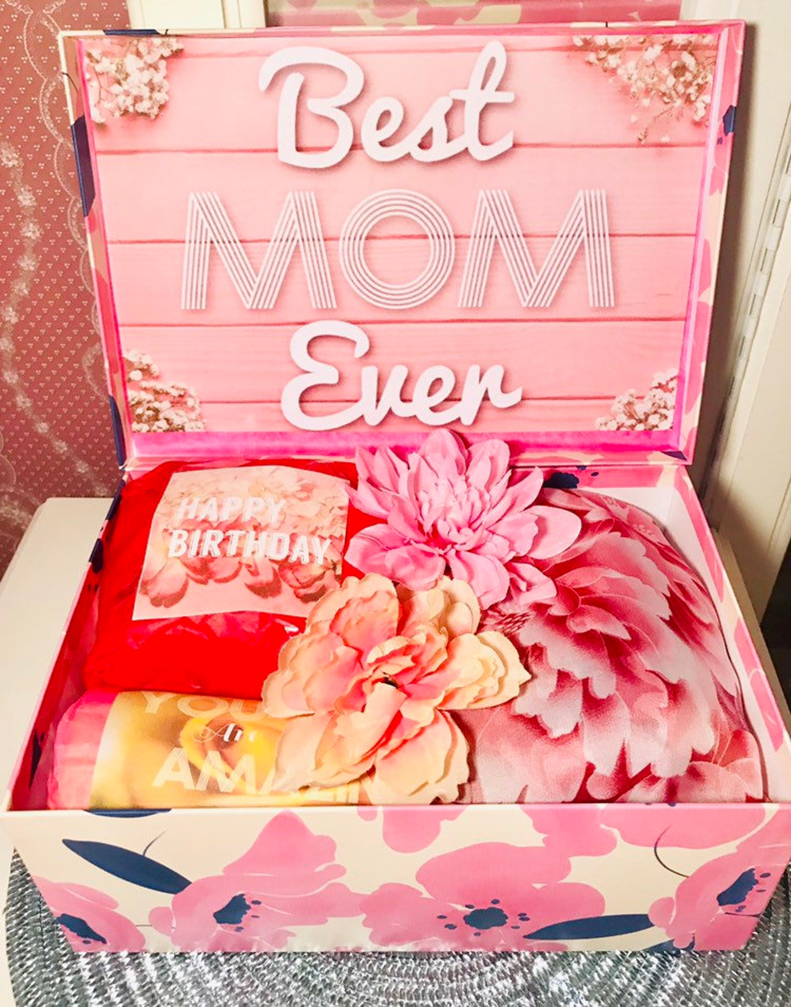 Best Mom Ever Gift Box. Mom Youarebeautifulbox. Birthday Gift Etsy