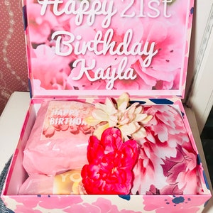 21st Birthday YouAreBeautifulBox. Birthday Girl Care Package. Best Friend Gift. Daughter Gift. 21st Birthday Girl. Care Package. Personalize Happy 21st Name