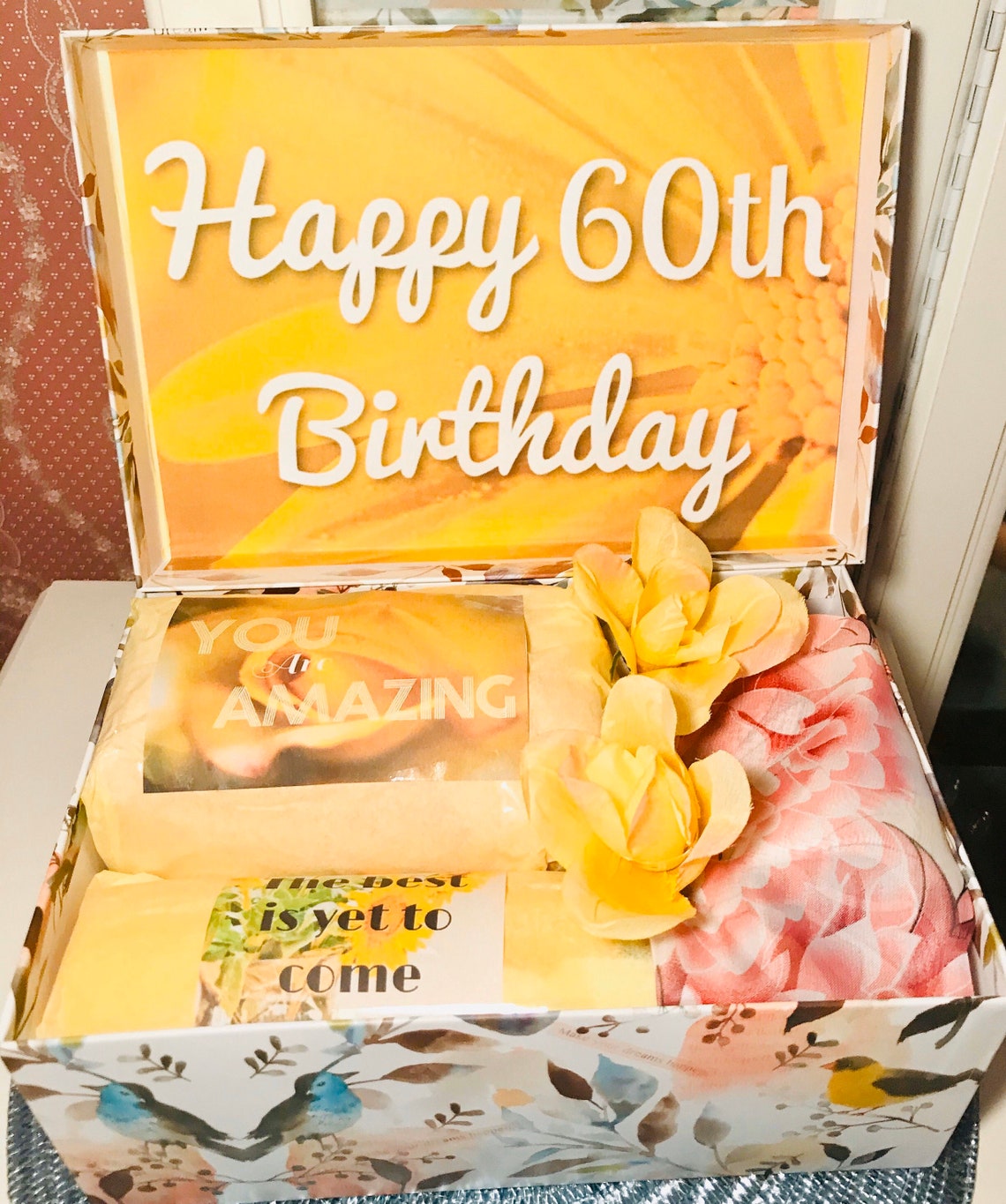 60th Birthday Youarebeautifulbox 60th Birthday Gift Box for - Etsy
