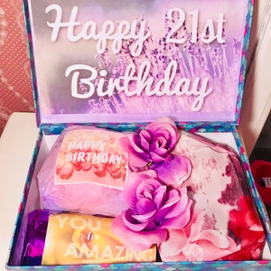 21st Birthday YouAreBeautifulBox. Birthday Girl Care Package. Best Friend Gift. Daughter Gift. 21st Birthday Girl. Care Package. Personalize Happy 21st Birthday