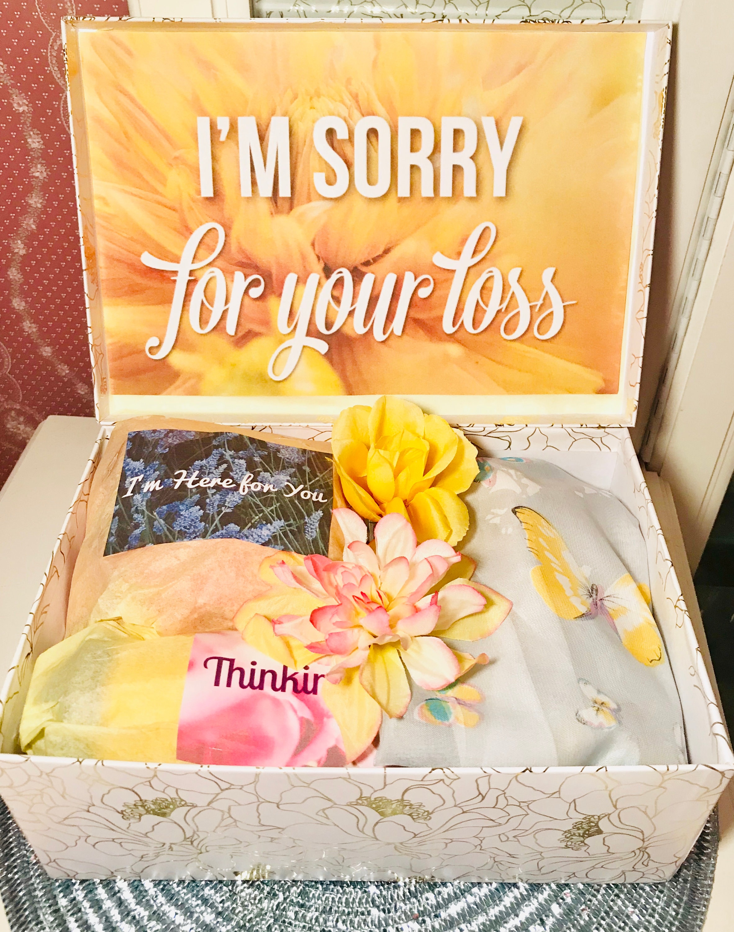 Grief Custom Care Package. YouAreBeautifulBox. Sympathy Gift. Etsy