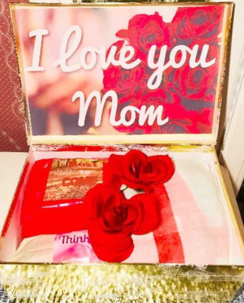 I Love You Mom Gifts
 Personalized Gift for Women I Love You Mom Gift Set