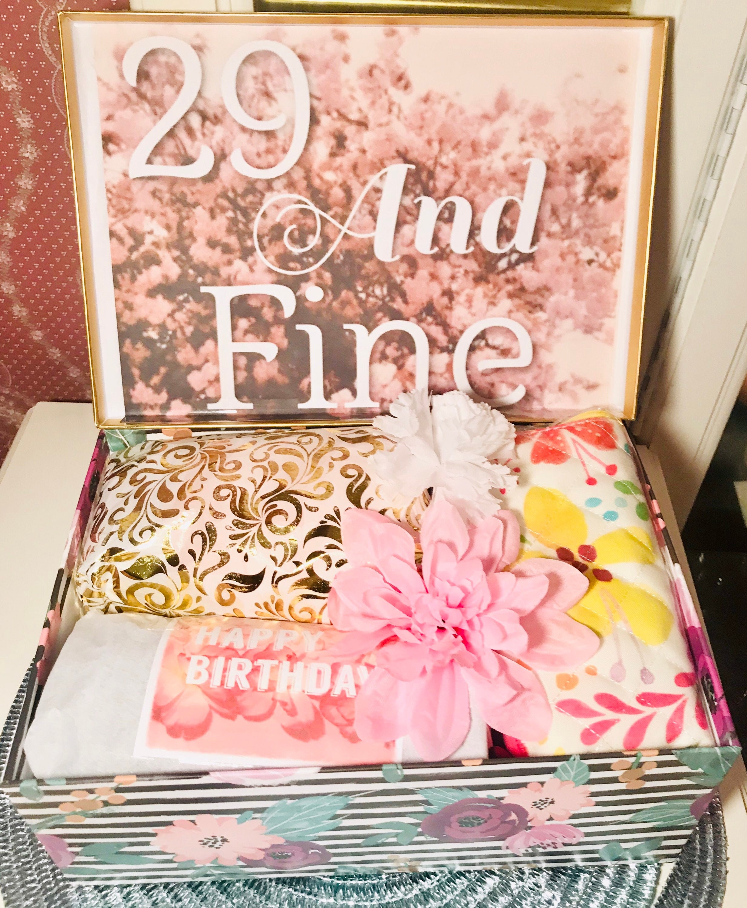 29th Birthday Gift Box. 29th Birthday Youarebeautifulbox. 29th - Etsy