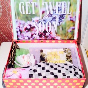 Get Well Care Package. YouAreBeautifulBox. Feel Better Box. Feel Better Gift. Surgery Recovery Gift. Cancer Care Package. Gift for Her. Love image 7