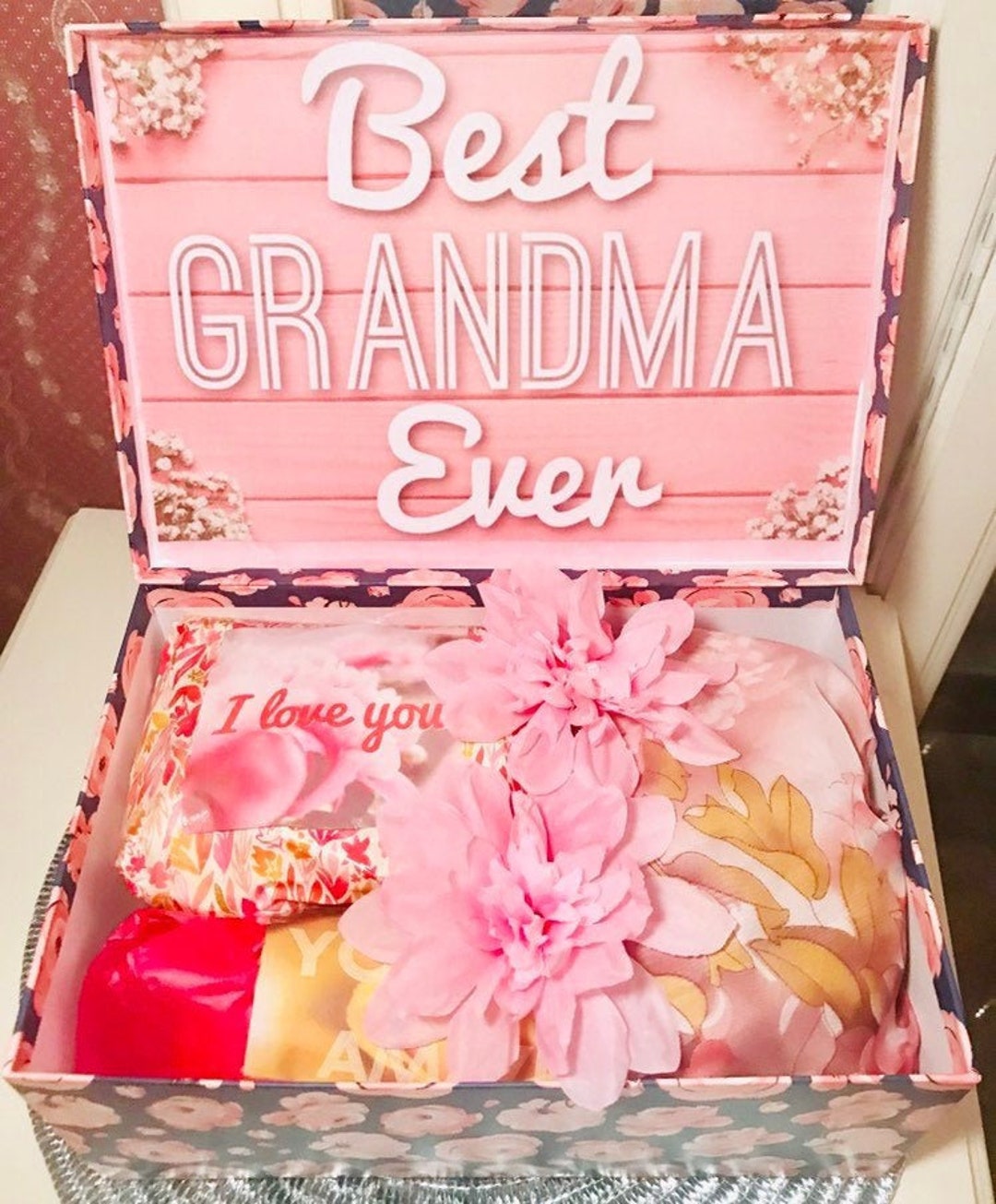 Best Grandma Ever. Grandma Birthday Gift Box. Grandma Gift Personalized
