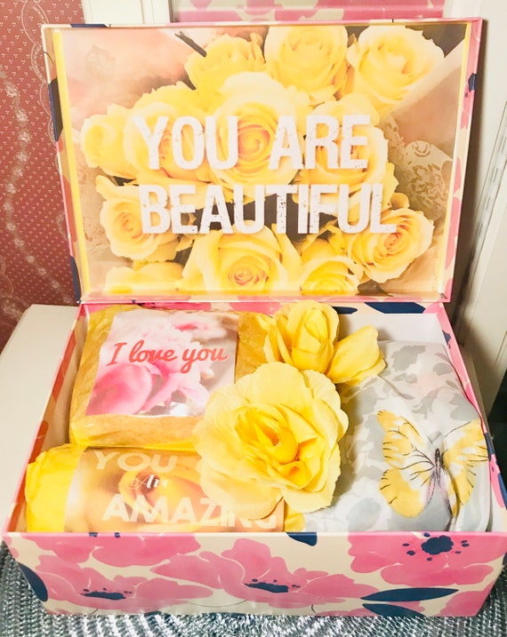 DELUXE Mom Birthday YouAreBeautifulBox.Birthday Gift Box for Mom