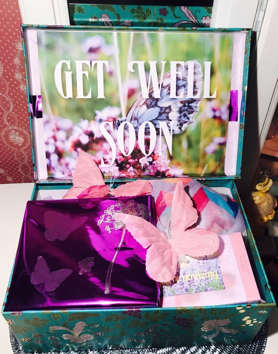 Youarebeautifulbox Gift For Her Surgery Recovery Gift Get Well Care Package Love Cancer Care Package Feel Better Box Feel Better Gift Mixed Media Collage Art Collectibles