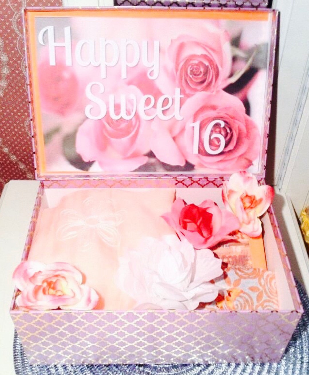 Sweet 16 Youarebeautifulbox Sweet Sixteen Gift Box Birthday Etsy