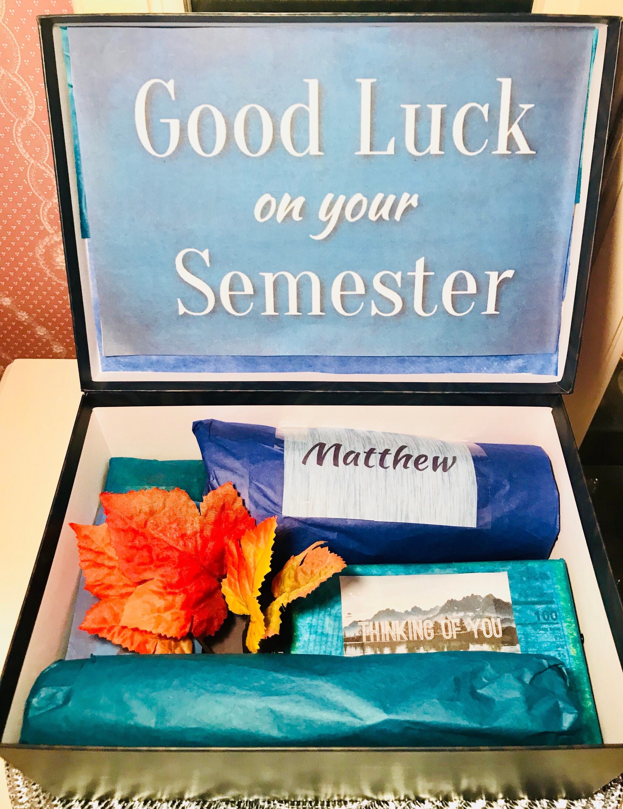 Good Luck College Care Package for Men. College Gifts for Men. Etsy UK