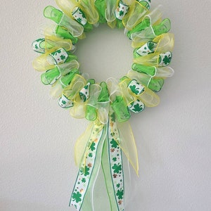 St. Patrick's Day Shamrock Wreath