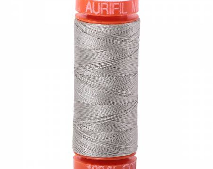 Aurifil 5021 50wt Light Grey Thread