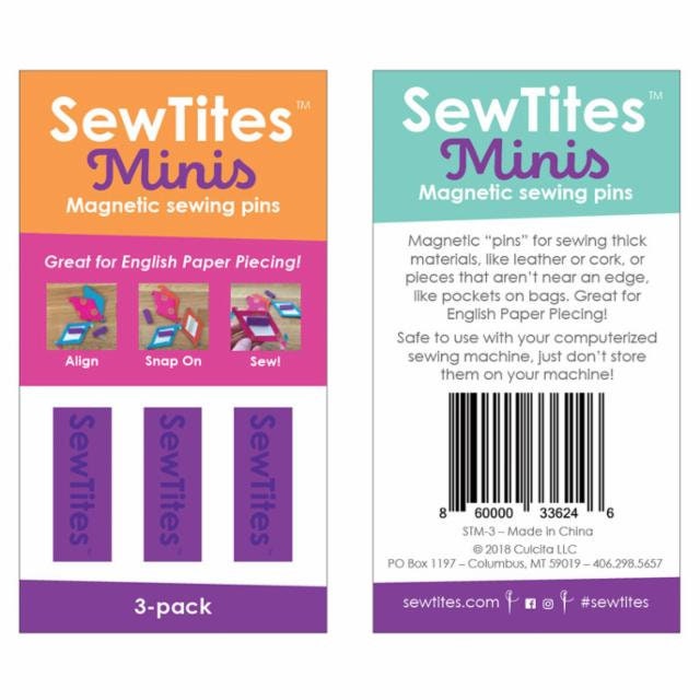 Sewtite Minis 5 Pack, Magnetic Sewing Pins, Magnetic Pins, Sew Tite Mini