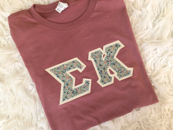 sigma kappa stitched letters