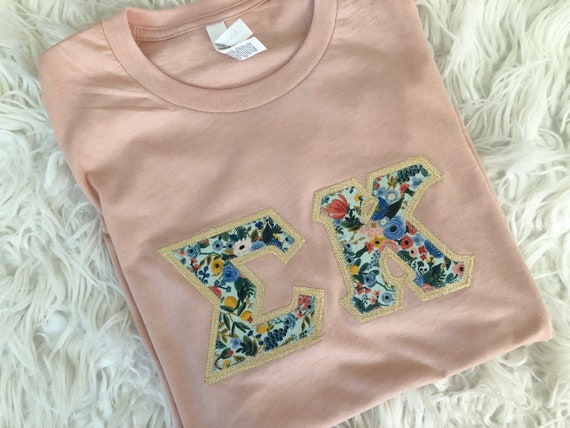 sigma kappa stitched letters