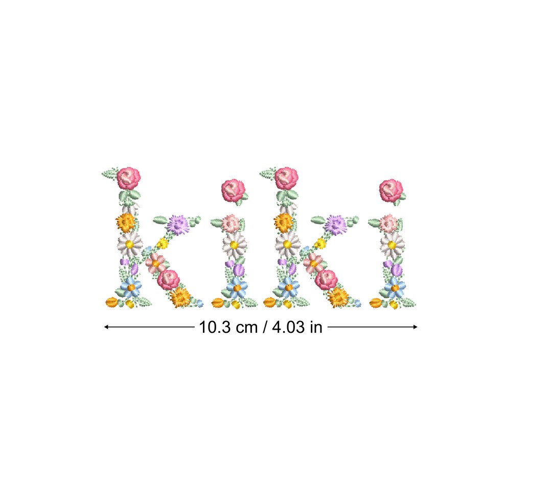 Machine Embroidery Design KIKI 4.13