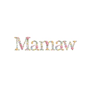 Diseño de bordado a máquina Mamaw  monograma flores Día de la Madre Descarga inmediata dst pes exp jef sew hus vip vp3 xxx