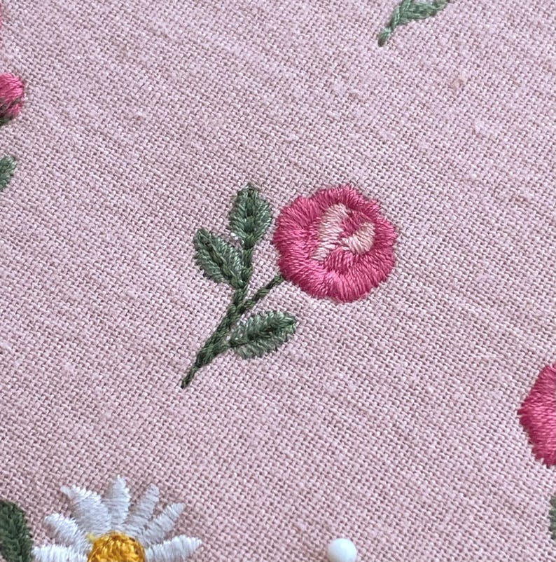 Mini flowers 1"/25mm machine embroidery design dainty tiny floral daisy rose Blumen Stickdatei Broderie Fleurs Ricamo fiori haft kwiatowy image 8
