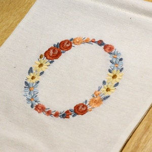 Bordado à máquina LETRA O Maiúscula 3 "/7,5 cm Dainty floral font Heirloom Monogram Broderie machine Stickdatei Ricamo macchina 4x4 hoop