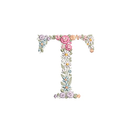 Machine Embroidery LETTER L Uppercase 10cm / 4 Tall Etsy