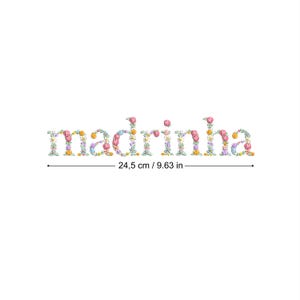 Diseño de bordado a máquina MADRINHA 24,5cm  bordado digital  Matriz de bordado floralDescarga inmediata dst pes exp jef sew hus vip vp3 xxx