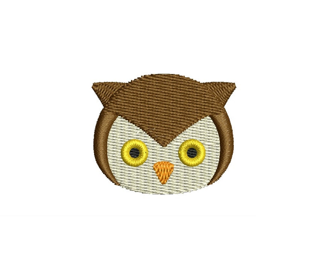 Mini Owl - Machine Embroidery Design. 3 Sizes. Instant Download - Etsy