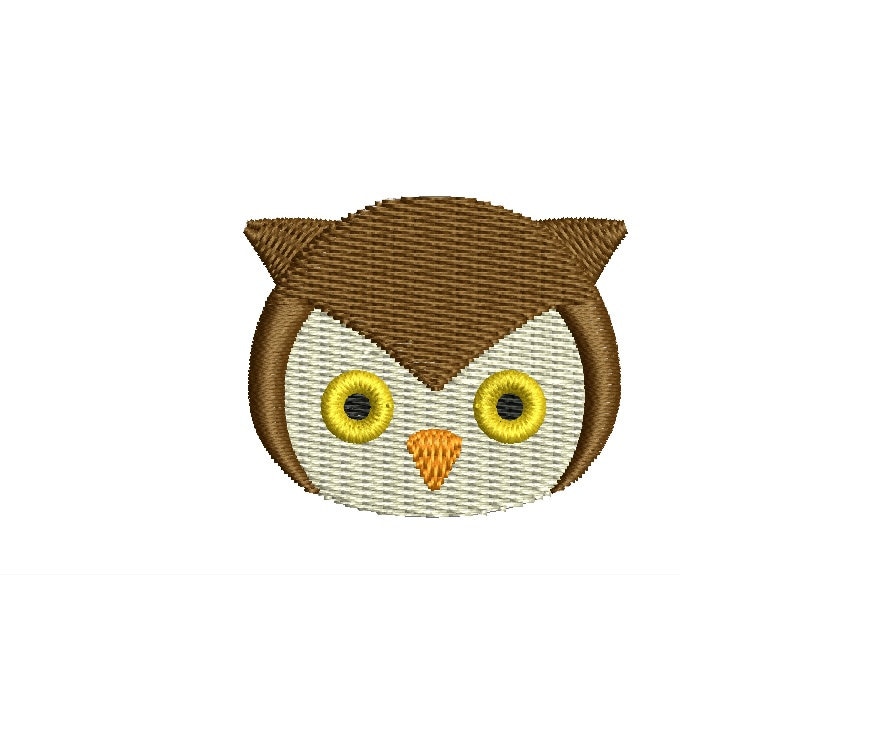 Mini Owl - Machine Embroidery Design. 3 Sizes. Instant Download - Etsy