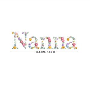 Diseño de bordado a máquina "Nanna"  bordado digital  Matriz de bordado floral Descarga inmediata dst pes exp jef sew hus vip vp3 xxx
