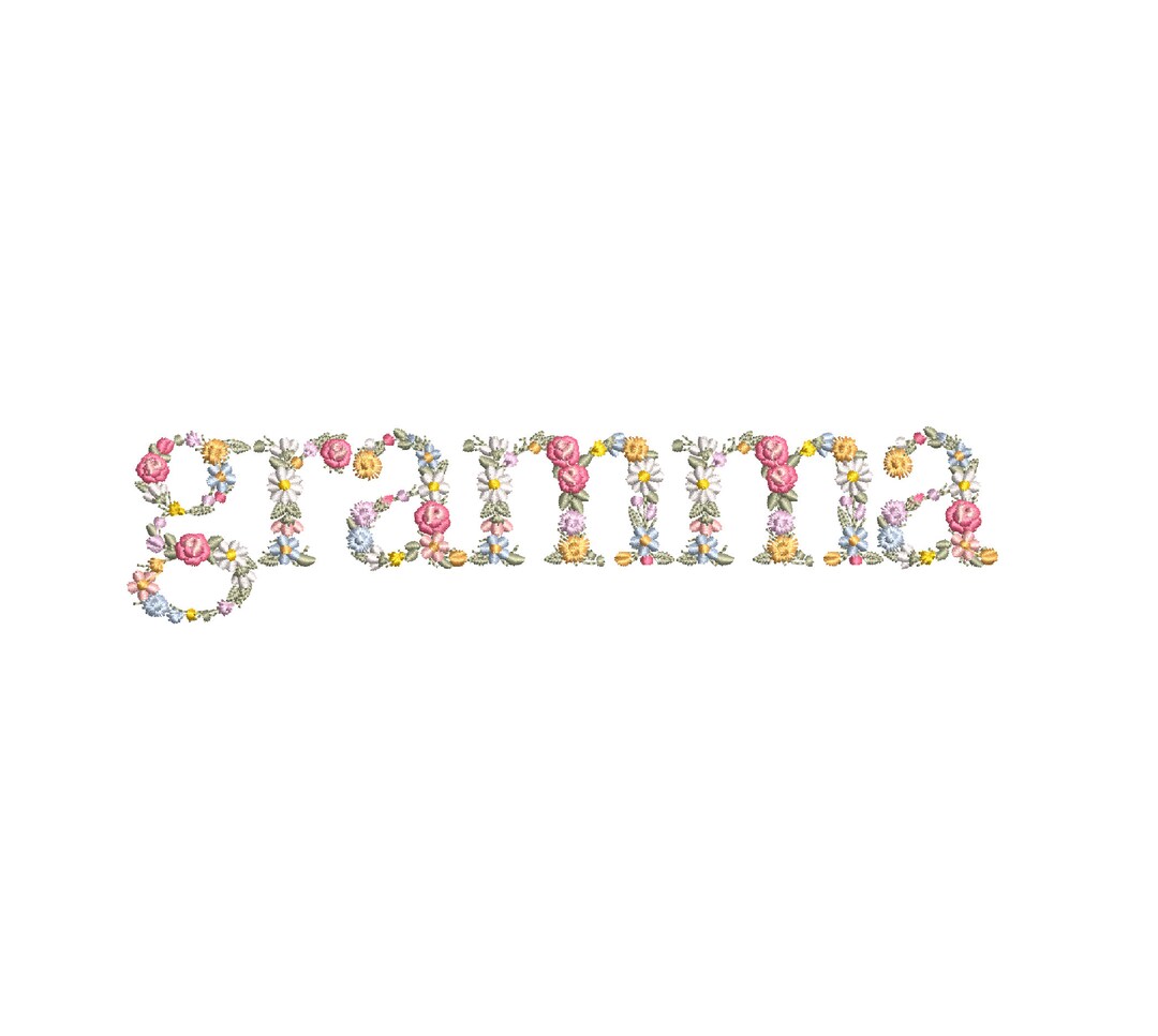 Machine Embroidery Design GRAMMA 8