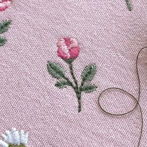 Mini flowers 1"/25mm machine embroidery design dainty tiny floral daisy rose Blumen Stickdatei Broderie Fleurs Ricamo fiori haft kwiatowy image 10