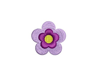 Mini Flower Machine Embroidery design. 3 sizes. Instant download