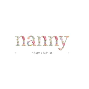 Diseño de bordado a máquina "nanny"  bordado digital  Matriz de bordado floral Descarga inmediata dst pes exp jef sew hus vip vp3 xxx