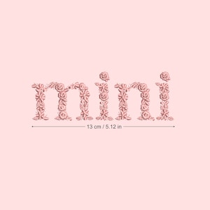 Diseño de bordado a máquina MINI  bordado digital  Matriz de bordado floral Descarga inmediata dst pes exp jef sew hus vip vp3 xxx