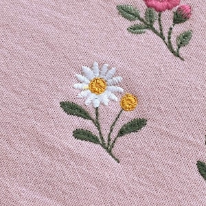 Mini flowers 1"/25mm machine embroidery design dainty tiny floral daisy rose Blumen Stickdatei Broderie Fleurs Ricamo fiori haft kwiatowy image 11