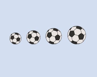 Mini Filled Soccer Ball Machine Embroidery Mini Football