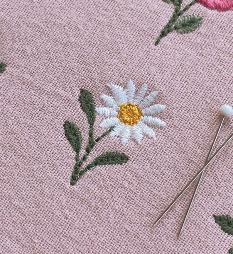 Mini flowers 1"/25mm machine embroidery design dainty tiny floral daisy rose Blumen Stickdatei Broderie Fleurs Ricamo fiori haft kwiatowy image 12