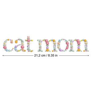 Diseño de bordado a máquina CAT MOM bordado digital bastidor grande Matriz de bordado  dst pes exp jef sew hus vip vp3 xxx