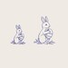 Easter Bunny - Easter Rabbit - Redwork Machine Embroidery Design ...