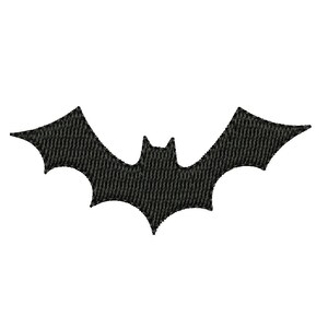 Sylwetka nietoperza - projekt haftu maszynowego na Halloween. 4 rozmiary. Natychmiastowe pobranie