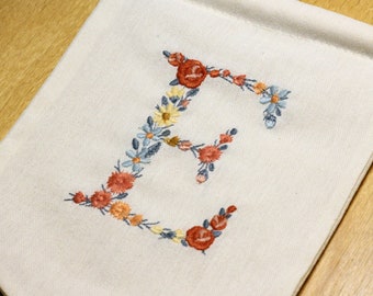 Bordado à máquina LETRA E Maiúscula 3"/7,5 cm Fonte floral delicada Monograma Heirloom Broderie máquina Stickdatei Ricamo macchina bastidor 4x4