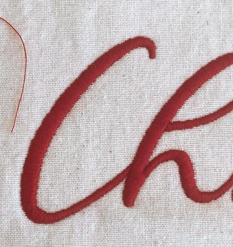 Repositional Embroidery Machine Embroidery Design Merry Christmas 25cm/10