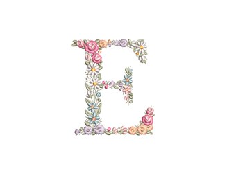 Letter E Design Etsy