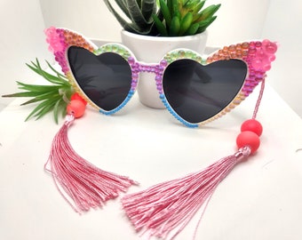 Pastel Rainbow Candy Sunglasses