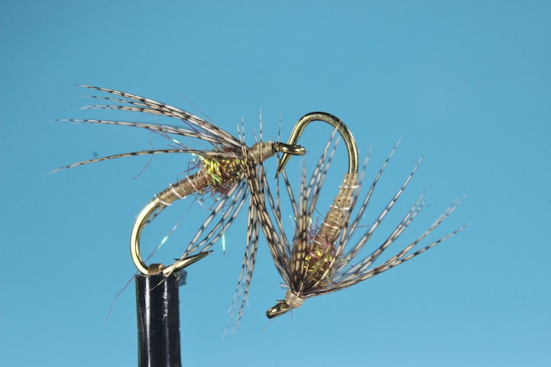 March Brown Soft Hackle flies 3 pack fly fishing flies Etsy