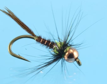 Tungsten Pheasant Tail Nymph Soft Hackle, Barbed or Barbless Hooks, 3 Pack Trout  Flies, Soft Hackle Flies 
