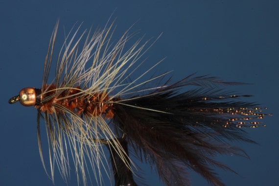 Tungsten Thin Mint Bugger, 3 Pack Fly Fishing Flies, Trout Flies