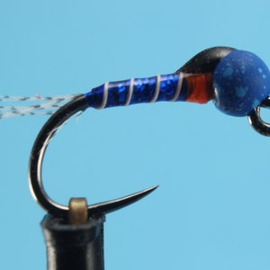 Heavy Metal Perdigon, 3 pack flies, barbless nymph flies