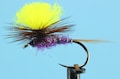 Purple Parachute, barbless flies, 3 pack flies, mayflies, parachute dry flies