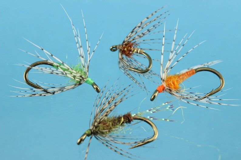 Soft Hackle Box 24 Trout Flies Boxed Set of Flies Etsy
