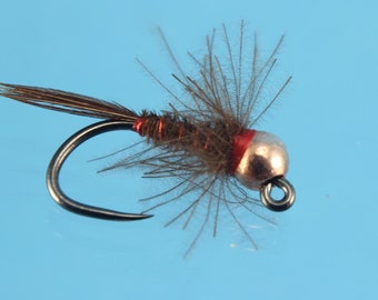 Red Neck Pheasant Tail Nymph, 3 pack flies, trout flies